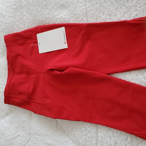 Lululemon Swift Speed HR Crop 21" Dark Red - Picture 9 of 17